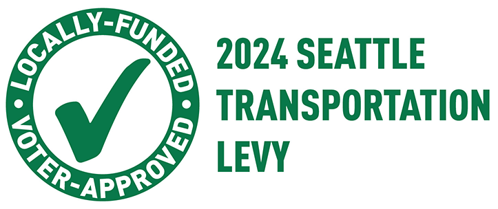 Green circle with a check mark that says locally-funded, voter-approved 