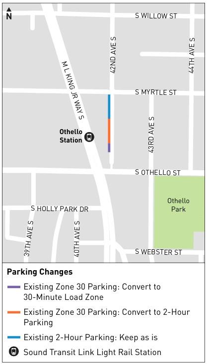 Parking Changes on 42nd Ave S in 2019 