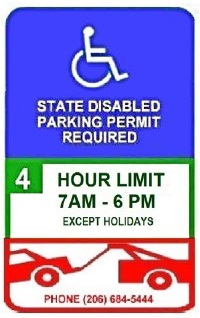 Disabled Parking Sign