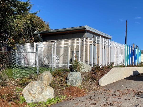 View of Pearl Street facility building.