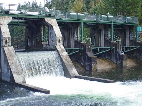 Photo of the Landsburg Diversion Dam
