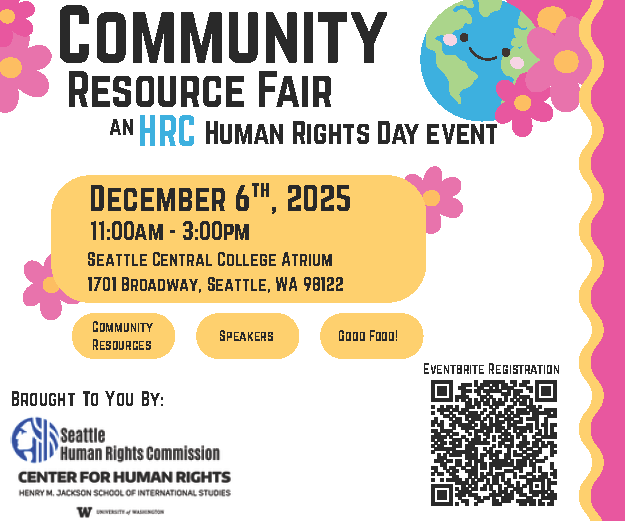 Human Rights Day event graphic