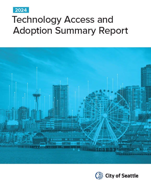Cover of the 2024 Technology Access and Adoption Study Report