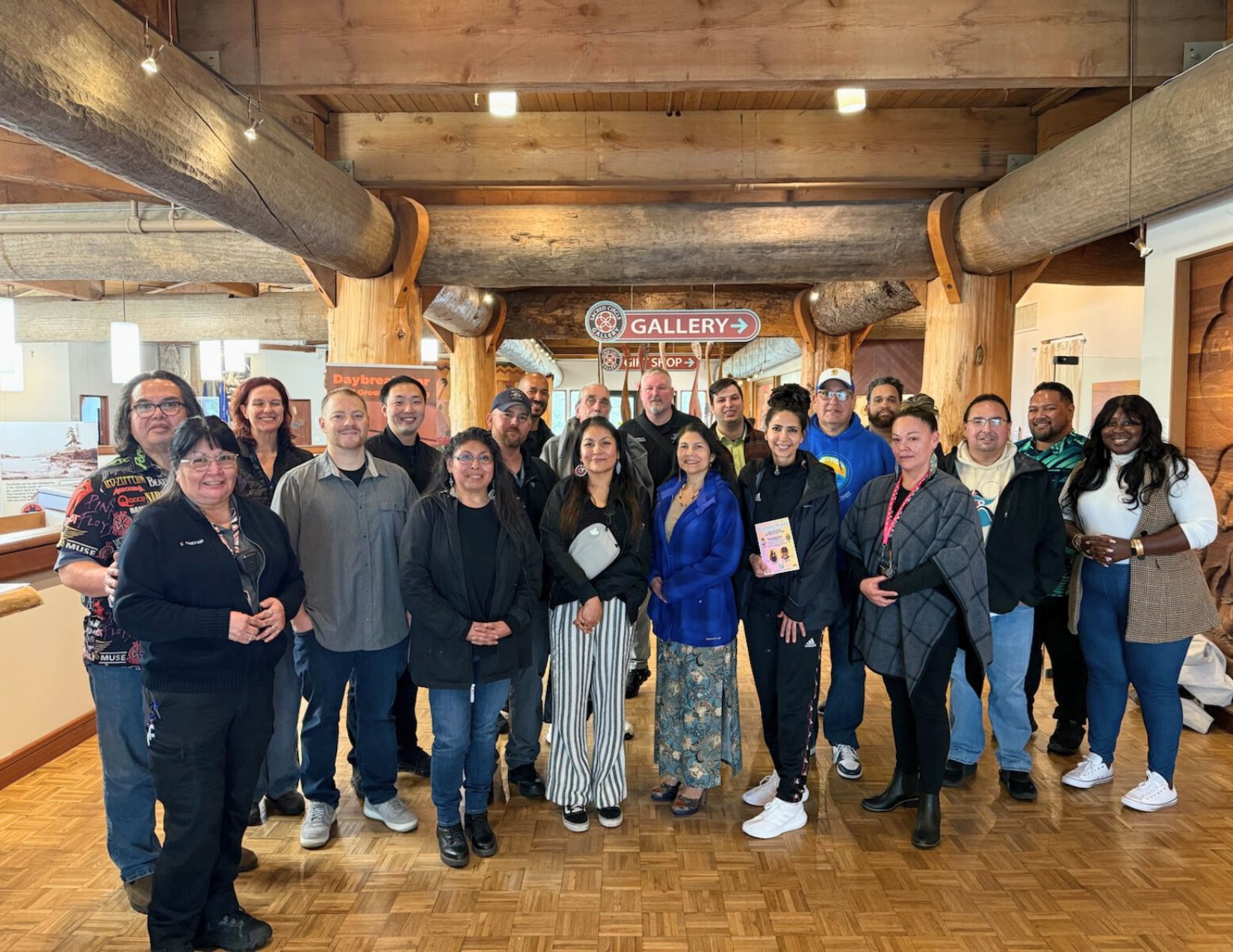 CPC staff with community members at the Indigenous Advisory Board hosted at Daybreak Star Indian Cultural Center
