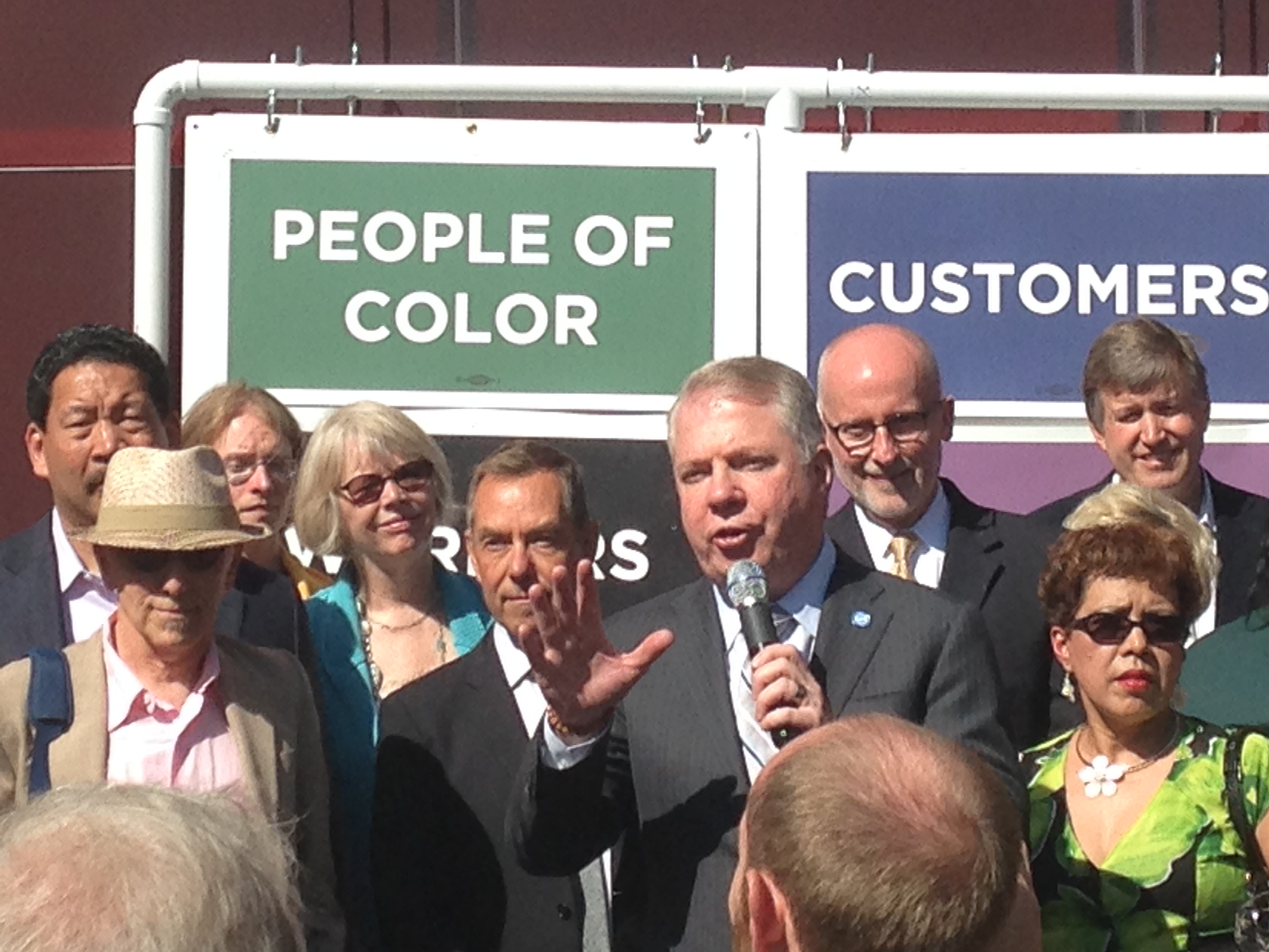 Minimum Wage Legislation passage press conference