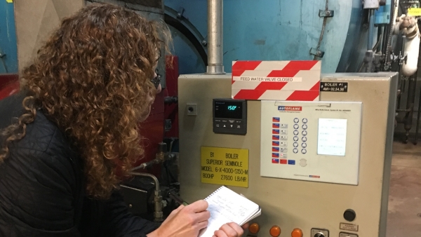 Inspection of building equipment