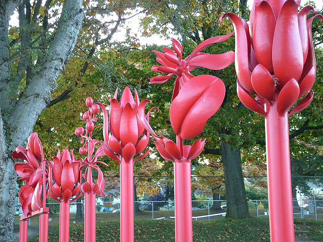 Magnolia Community Center sculpture