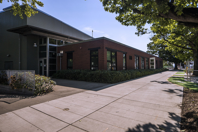 Yesler Community Center walkway