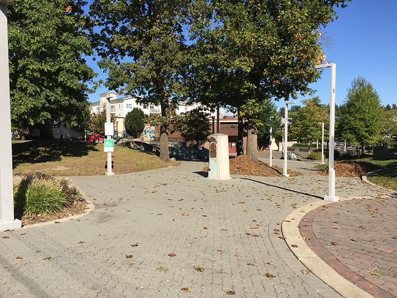 Albert Davis Park plaza