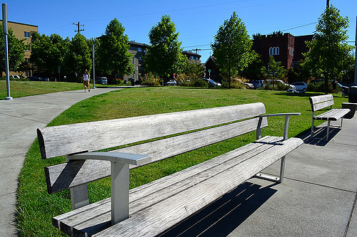Ballard Commons benches