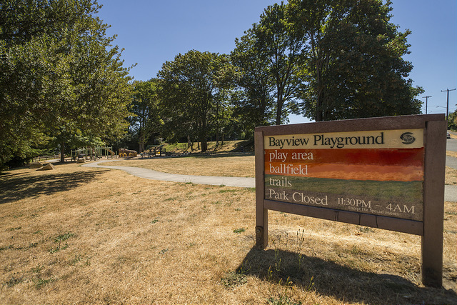 Bayview Playground sign
