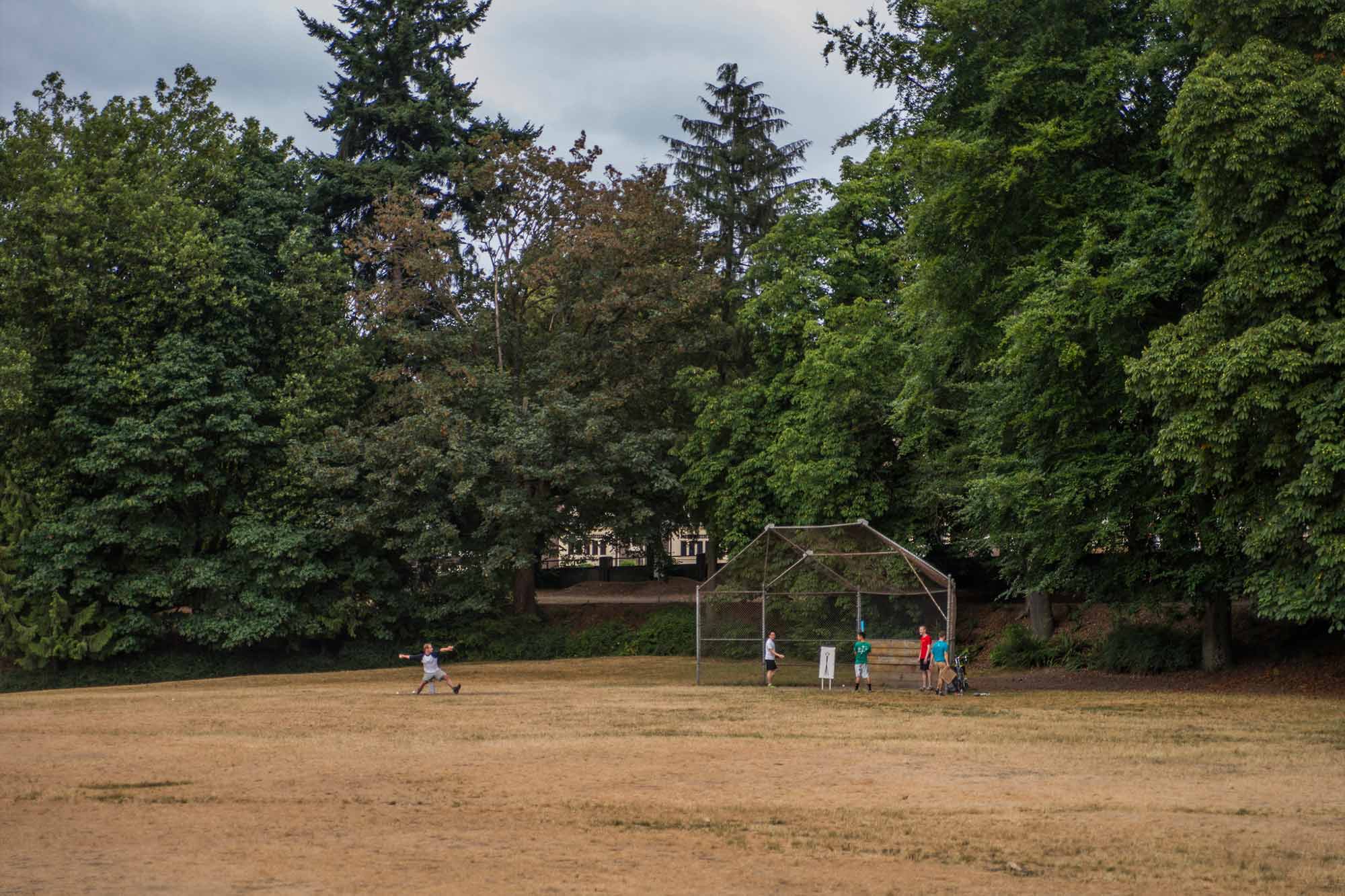 Cowen Park trees and ballfield - photo by TIA International Photography