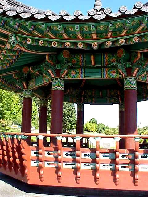 Daejeon Park pagoda details