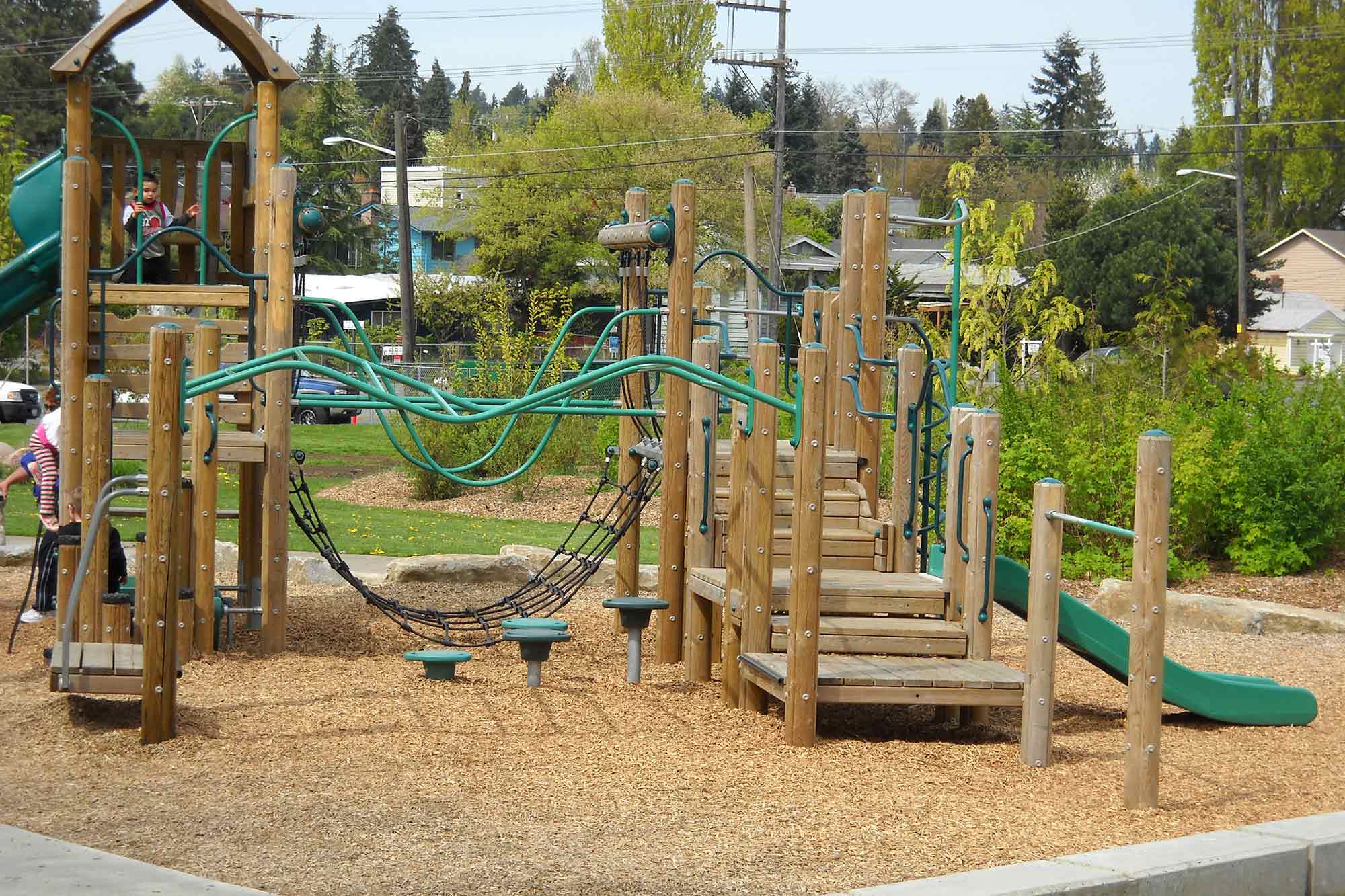 Dahl (Waldo J.) Playfield play area - Photo by Laurel Mercury