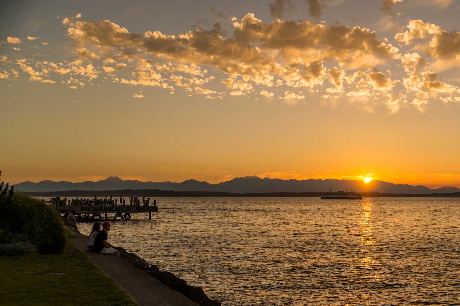 Train near Don Armeni Park at sunset - photo by TIA International Photography