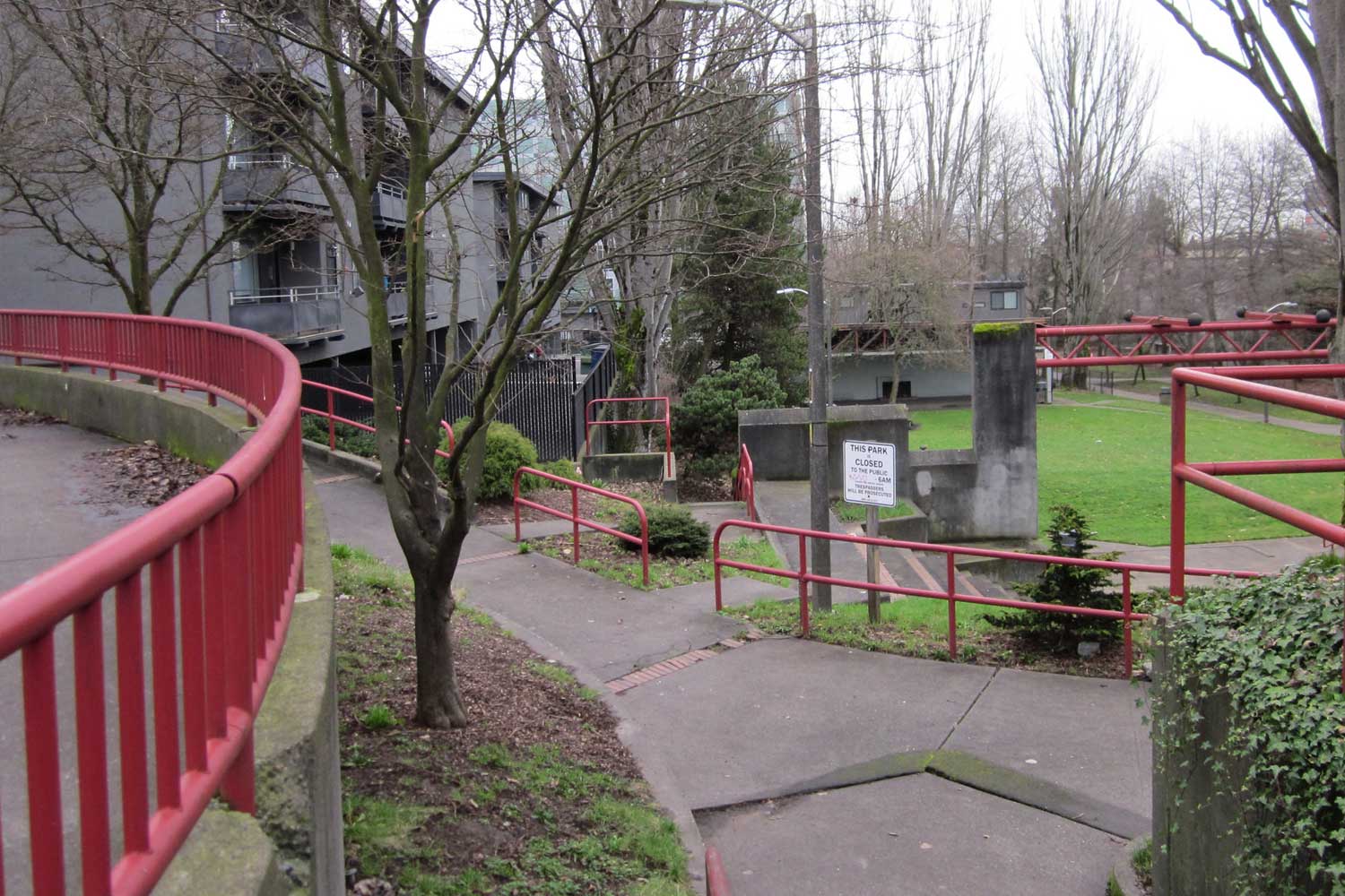 Dr. Blanche Lavizzo Park view from terrace