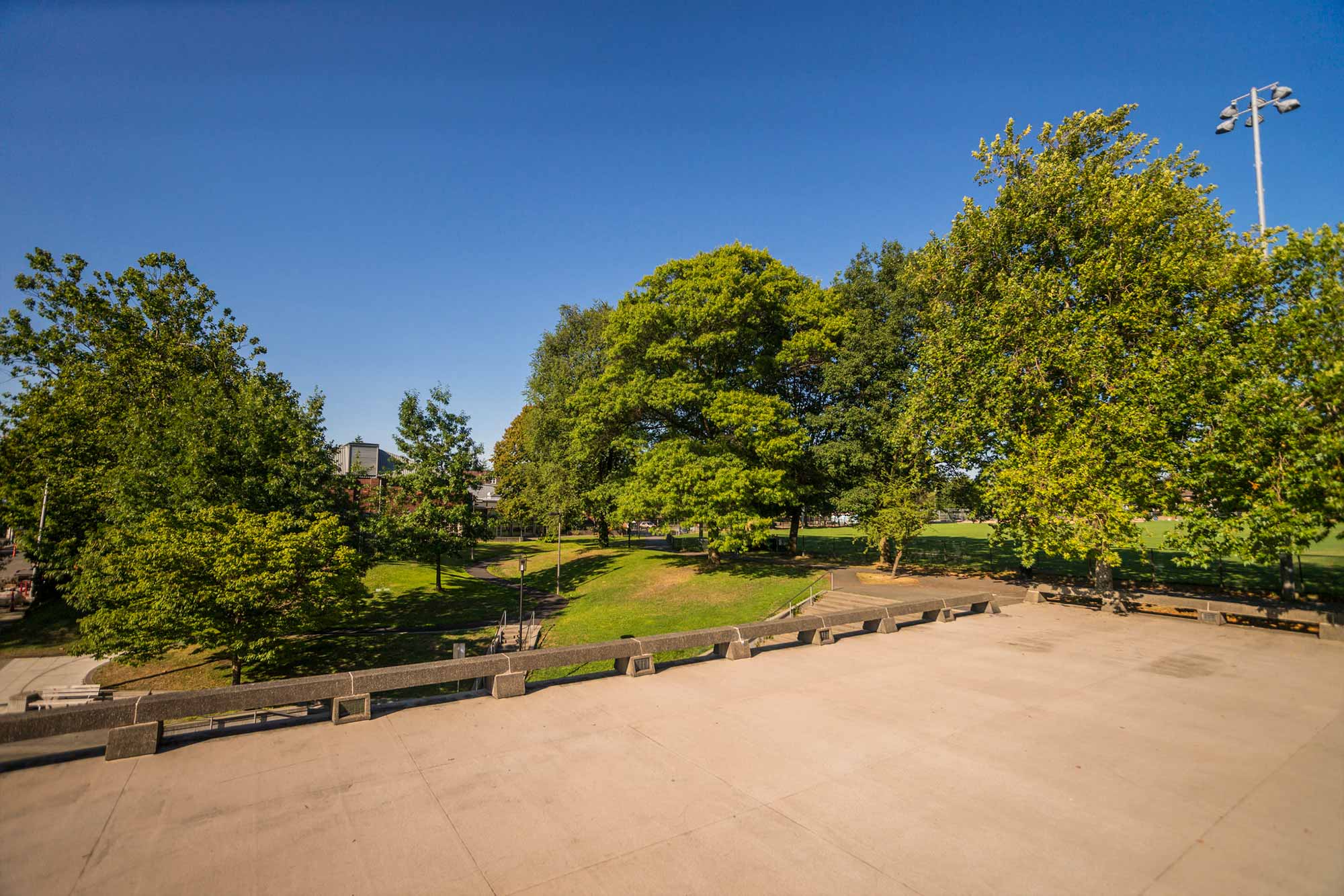 Garfield Playfield seating - Photo by TIA International Photography