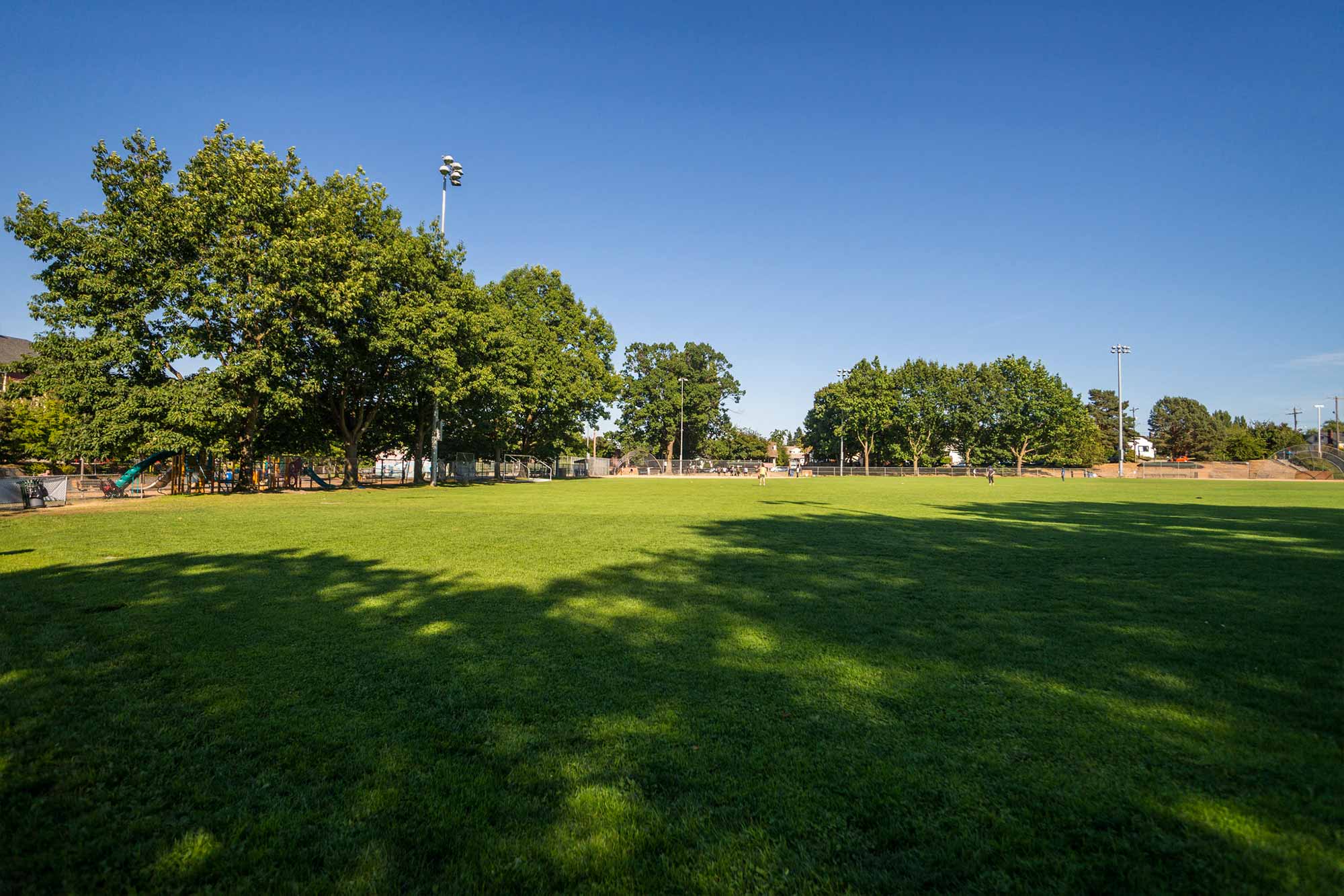 Garfield Playfield lawn area - Photo by TIA International Photography
