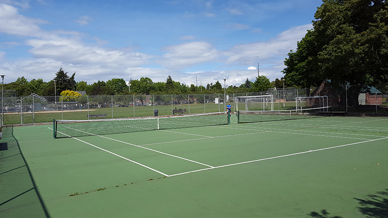 Gilman Playground Tennis Courts - Photo by Carl Bergquist