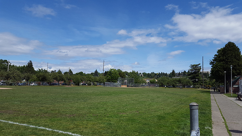 Tennis Courts at Gilman Playground - Photo by Carl Bergquist
