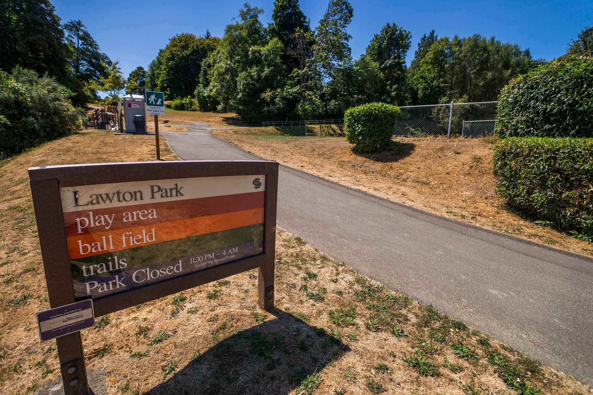 Lawton Park sign - Photo by TIA International Photography