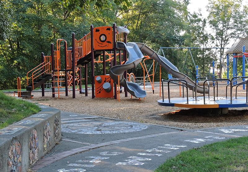 Playground and paths