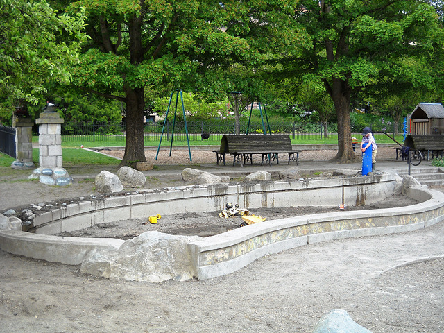 Meridian Playground sand pit