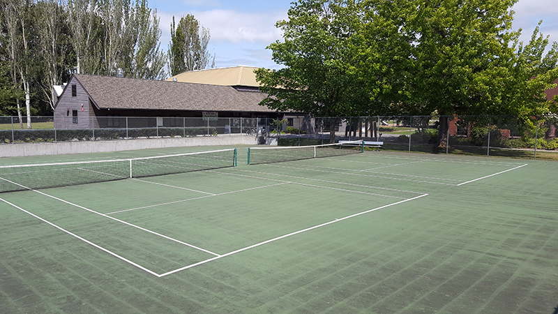 Montlake tennis court - Photo by Carl Bergquist