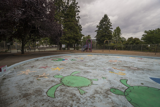 South Park Playground turtle paintings
