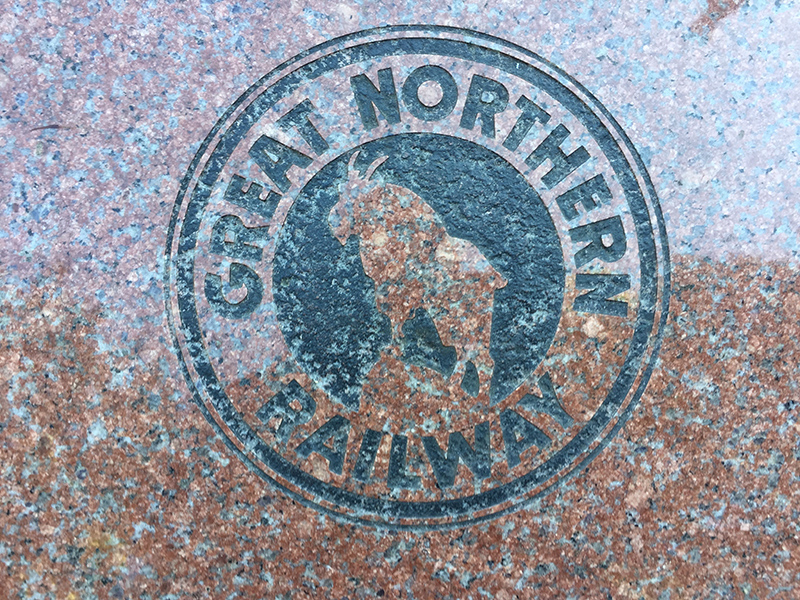 Artwork on engraved stones