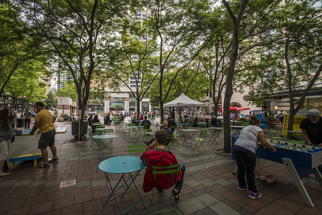 Westlake Park seating 