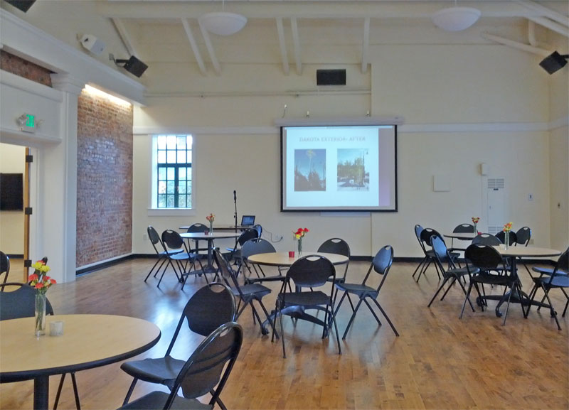 Interior with chairs
