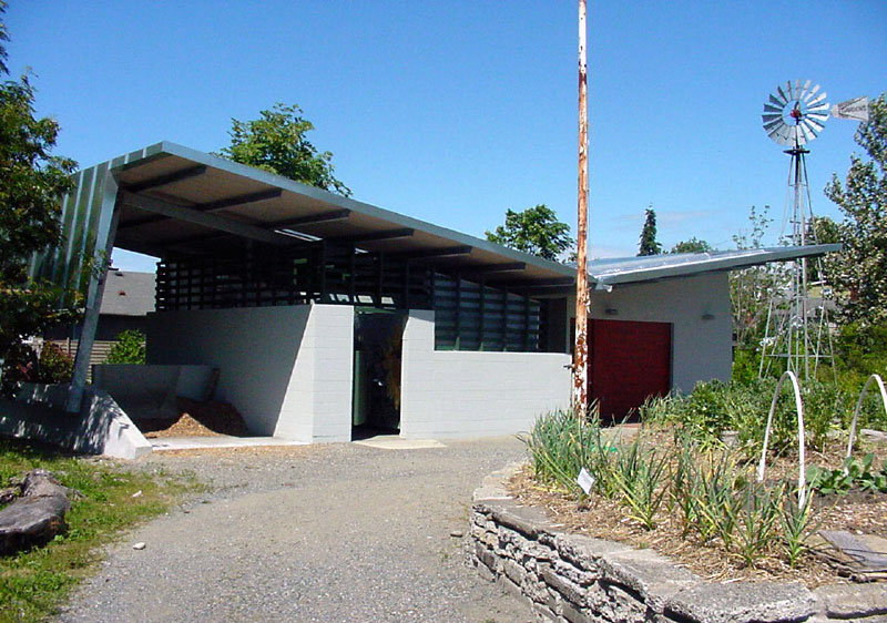The exterior of Bradner Gardens Shelterhouse
